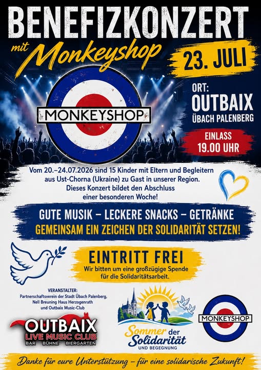 Benfizkonzert am 23. Juli